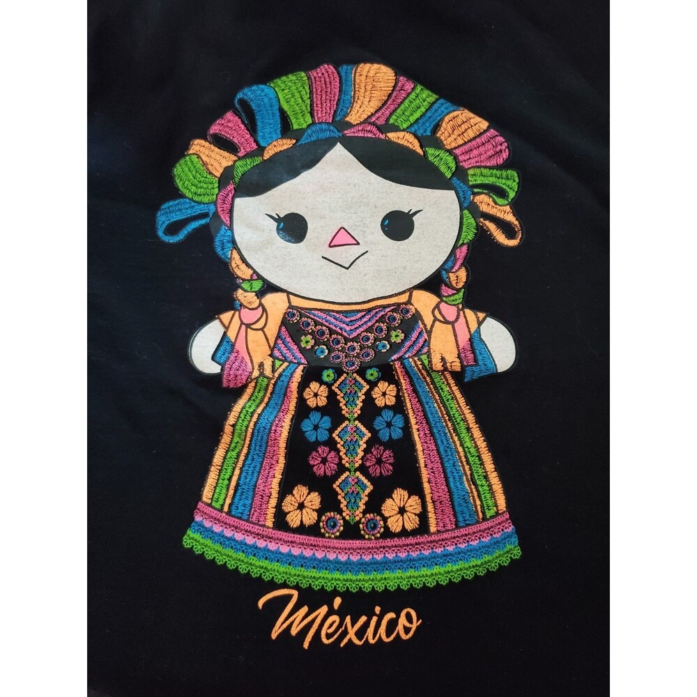 Colorful Mexico Tshirt Xtra Large 100% Cotton